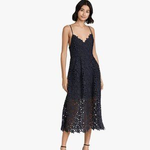 ASTR The Label Lace A Line Midi Dress